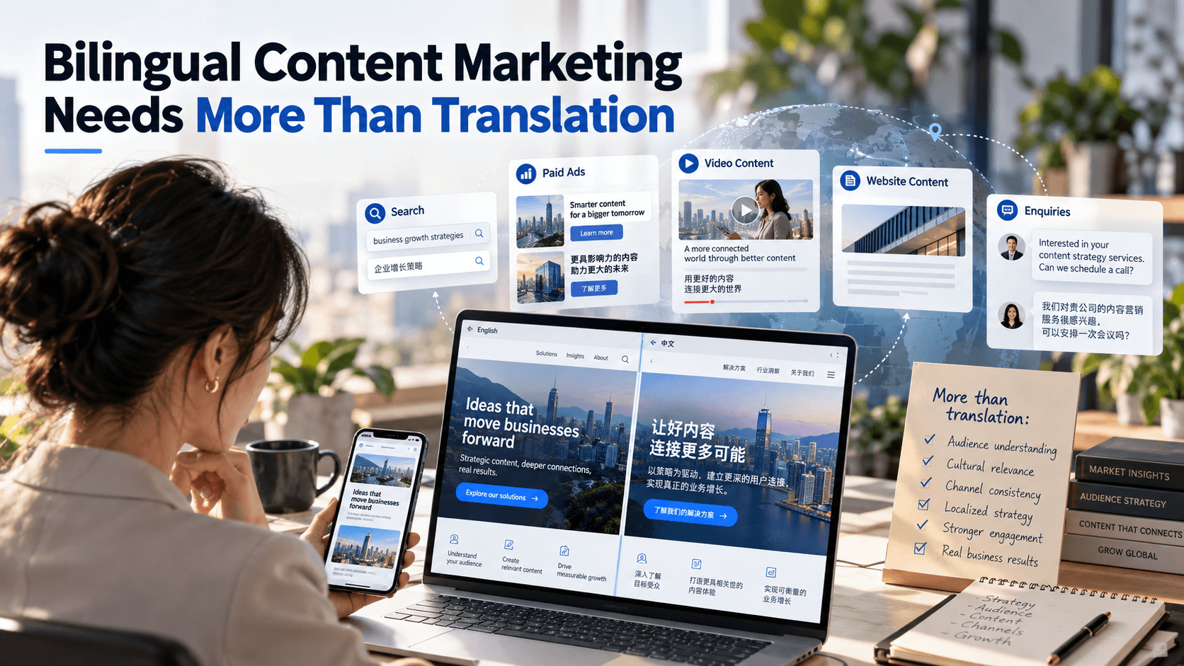 Bilingual Content Marketing Needs More Than Translation